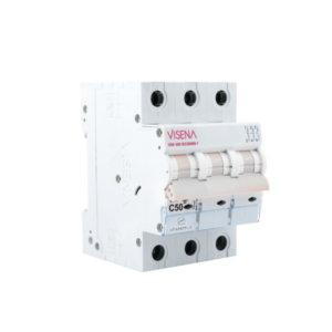 3c50-600x600 فیوز مینیاتوری سه پل 50 آمپر 6KA ویسنا